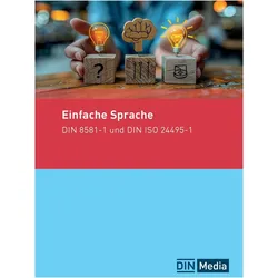 Einfache Sprache, Fachbücher von DIN e. V.