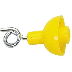 Beaumont Isolator zieht Korken aus Metall, Flaschenöffner, Gelb, Silber