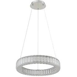Globo Lighting Pendelleuchte   , silber Ø: 50