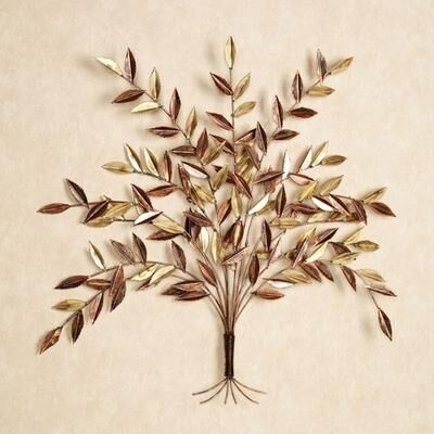 Touch of Class Autumn Elm Metal Wall Sculpture Multi Metallic , Multi Metallic