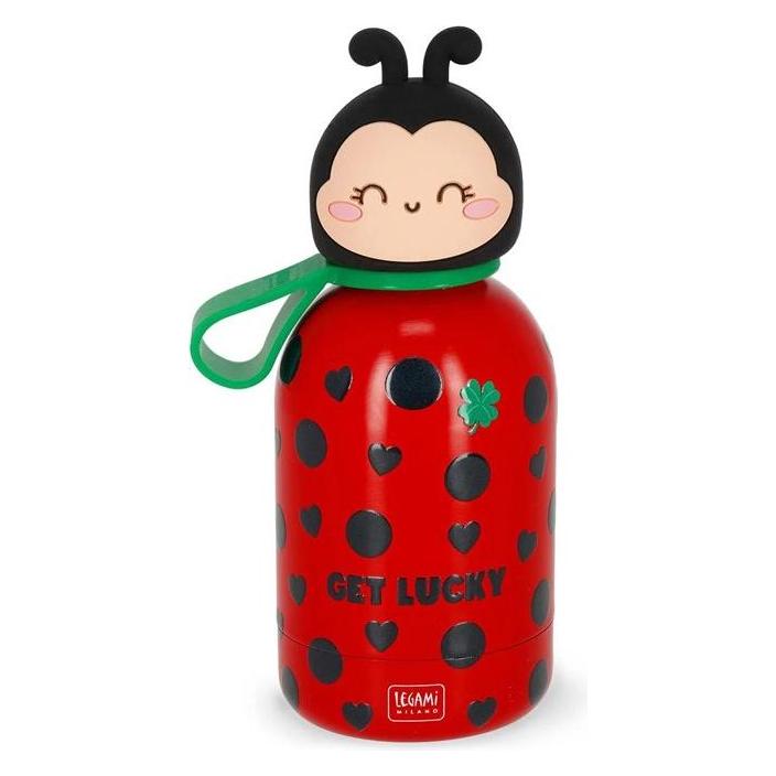 Legami Thermosflasche für Kinder - Ladybug - Hot&Cold BFF (0.31 l) (KSSB0011)
