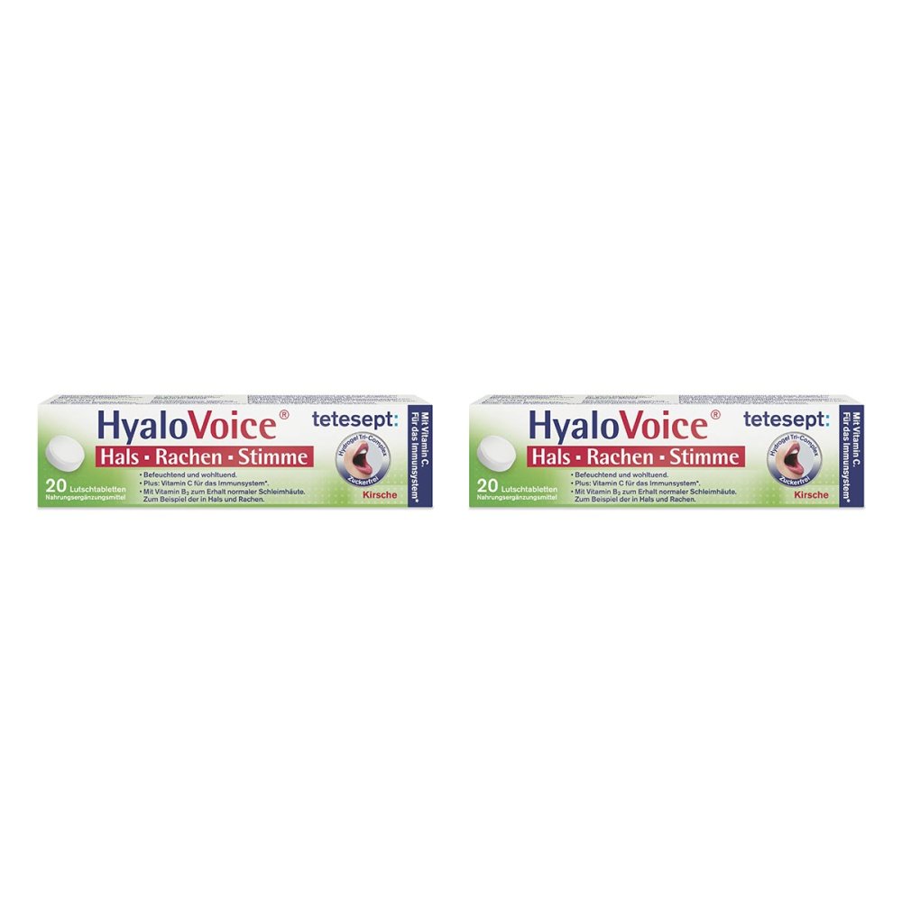 Merz Consumer Care GmbH Tetesept Hyalovoice Hals Rachen Stimme Lutschtabletten 08104871