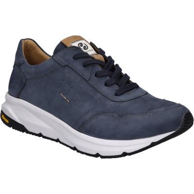 Sneaker JOSEF SEIBEL "Donald 01, ocean-kombi", Herren, Gr. 43, blau (ocean, kombi), Obermaterial: 100% Rindsleder Leather cow., Schuhe Sneaker