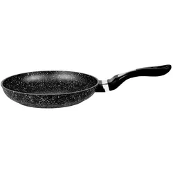 GSW Pfanne Flach Titanium Granit Ferrotherm Ø 28cm, Pfanne + Kochtopf, Schwarz