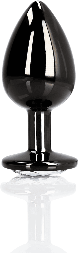 Ouch Plug anal - Small - Gunmetal/Diamond