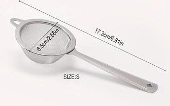 Uplifted Finds Professional Stainless Steel Matcha Sifter And Ultra Fine Mesh Tea Strainer For Ceremonial Prep silver 6.5 Cm
