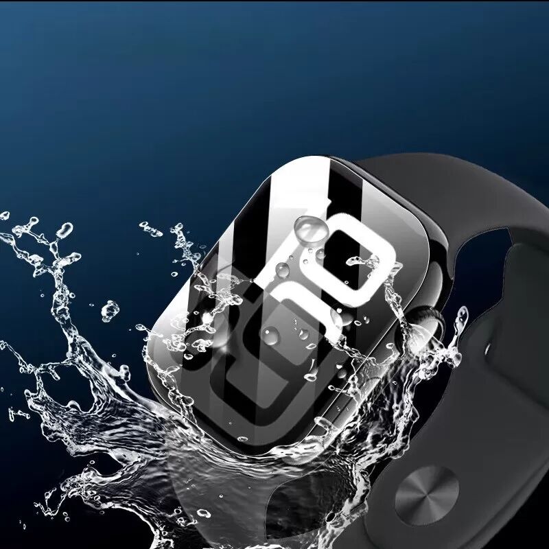 INF Gebogener HD Hydrogel Displayschutz kompatibel mit iWatch 49mm (Ultra 1/2) - Semi-Adsorptionspositionierung (3er-Pack)