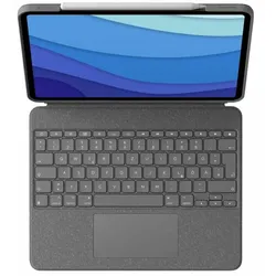 LOGITECH Combo Touch, KeyboardDock für Apple iPad Pro 12.9" 2021, grau, DE