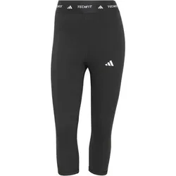 ADIDAS Damen Tight TECHFIT Capri, Größe XXS in Schwarz Schwarz