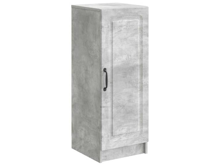 GFMGUEMV Sideboard Betongrau 33x34,5x87 cm aus Holzwerkstoff mit Stauraum Holzwerkstoff, Betongrau, Schubladen, Schiebetüren, verstellbare Regale, vielseitig einsetzbar