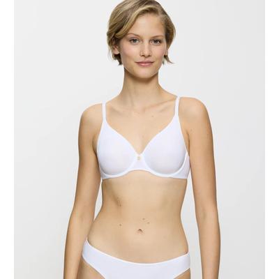 Bügel-BH TRIUMPH "Body Make-Up Essentials W", Damen, Gr. 90, Cup E, weiß, Microtouch, Obermaterial: 79% Polyamid, 21% Elasthan, Basic, BHs Bügel-BH, Spacer-Cups, atmungsaktiv, nahtlos, leicht