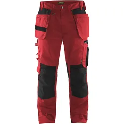 Blakläder Handwerker Bundhose 1555 1860 in div. Farben - rot/schwarz - 48