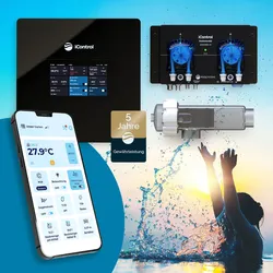 Pool Salzelektrolyse iControl mit Pool-Steuerung