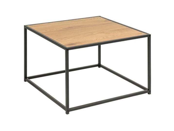AC Design Furniture Salontisch AC Design Schwarz, Nature, Nature Metall B 60 T 60 cm - Salontisch