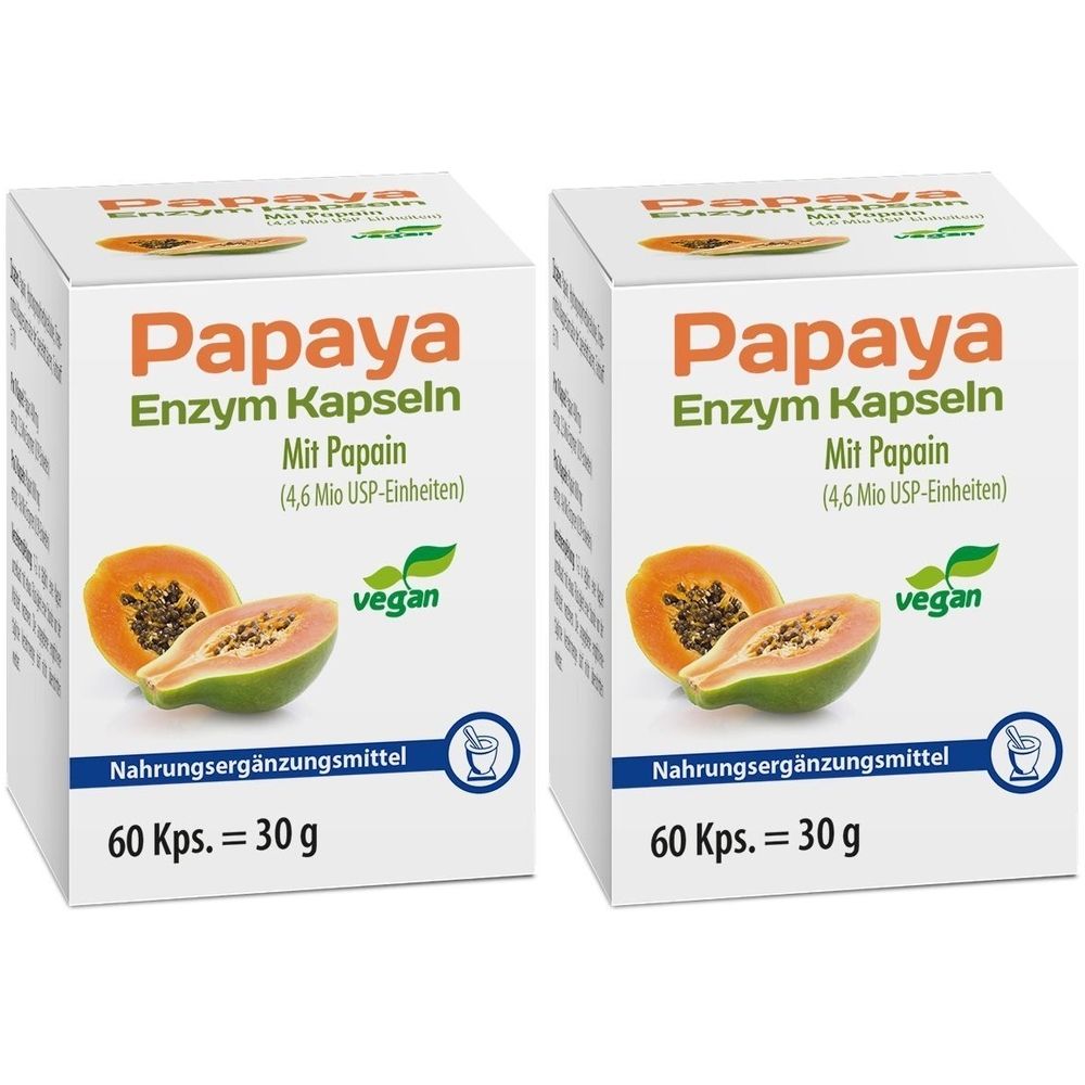 Papaya Enzym Kapseln 2x 2x60 St