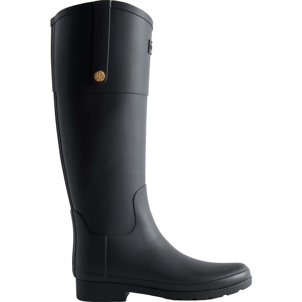 Hunter Womens Refined Gold Trim Riding Boot black (BLK) 9 HFRW0023252-BLK-9