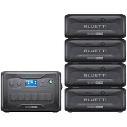 Bluetti AC300 3000 W Home Backup mit 4 x B300K | 11 kWh Speicher