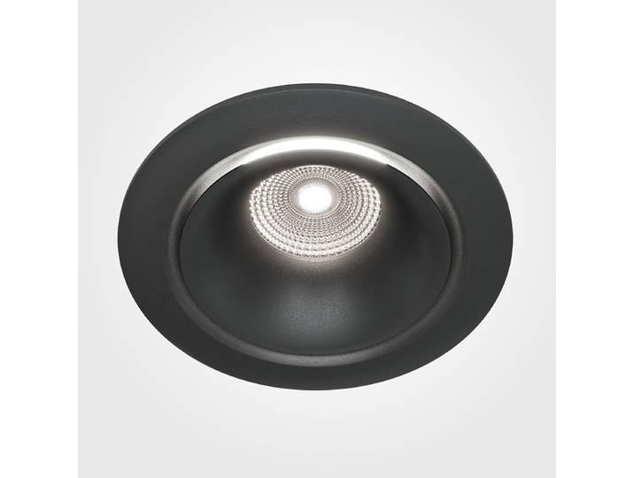 Spot LED encastrable Yin - Type B 10 x 8 x 10cm Noir Matériau : Métal Surface en métal : Laqué Type de métal : Aluminium LED Module LED