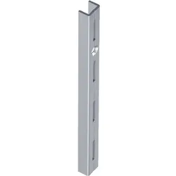 Wandschiene 10000 Länge 500mm weiß einreihige Lochung Paar Element-System