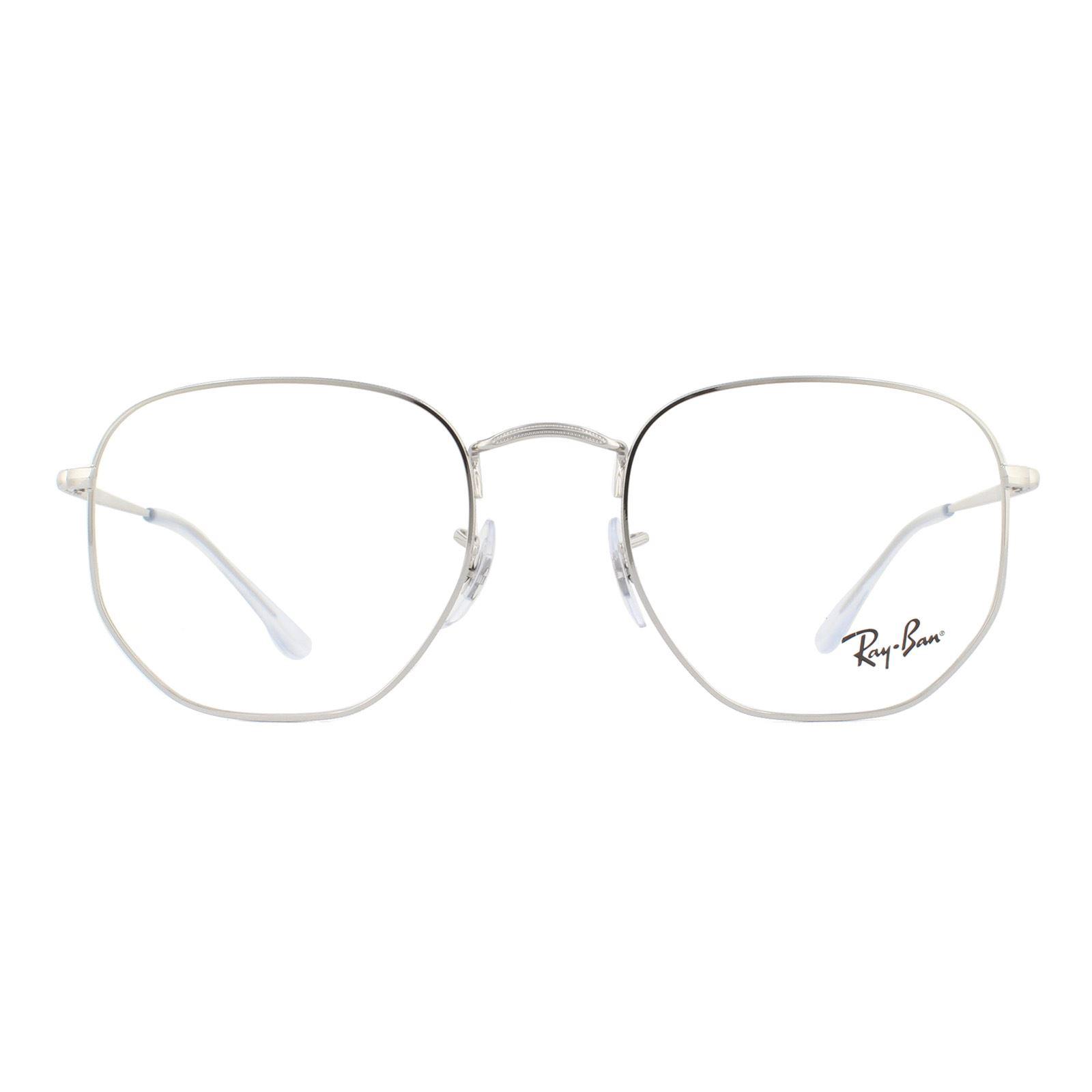 Ray-banbril RB6448 Hexagonal 2501 Silver 54mm