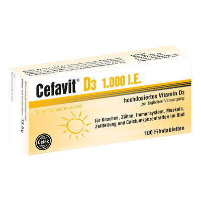 Cefak KG CEFAVIT D3 1.000 I.E. Filmtabletten 13.7 g 12490009