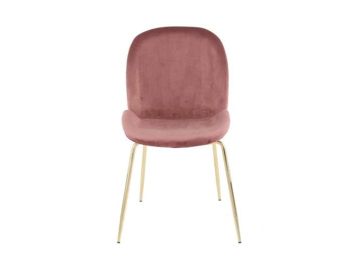 Kayoom Stuhl-Set, Altrosa, Messing, Metall, Kunststoff, 47x90x59 cm, abwischbar, Esszimmer, Stühle, Esszimmerstühle, Esszimmerstühle-Set