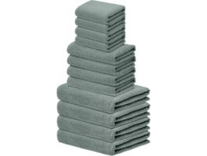LIVARNO® Set de 12 serviettes éponge (vert)