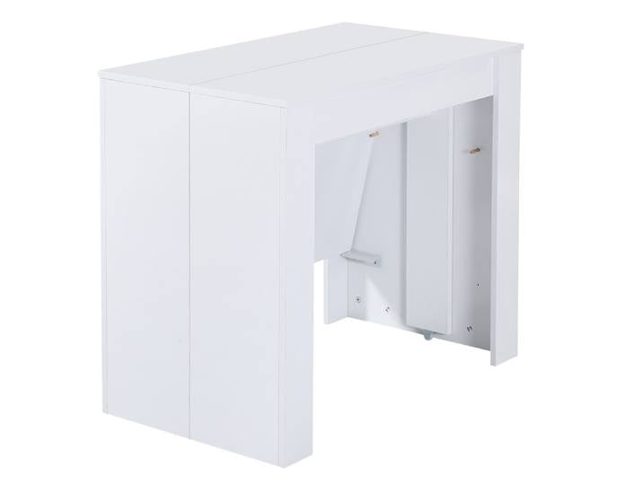 Table/console extensible Allongo Blanc Brillant - Basika