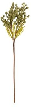 Saro Lifestyle "Waxberry Branch Floral Accent (Set of 12) - Green - 17"""