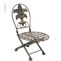 DanDiBo Blumenhocker Stuhl klappbar metall Blumenständer Pflanzenständer 32 cm Puppenstuhl