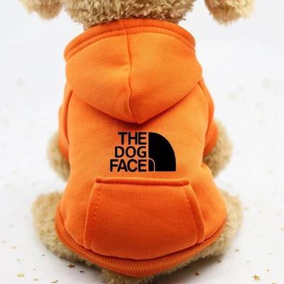 Uplift Treasures Warm Cowboy Pocket Pet Sweater Outfit orange xsold