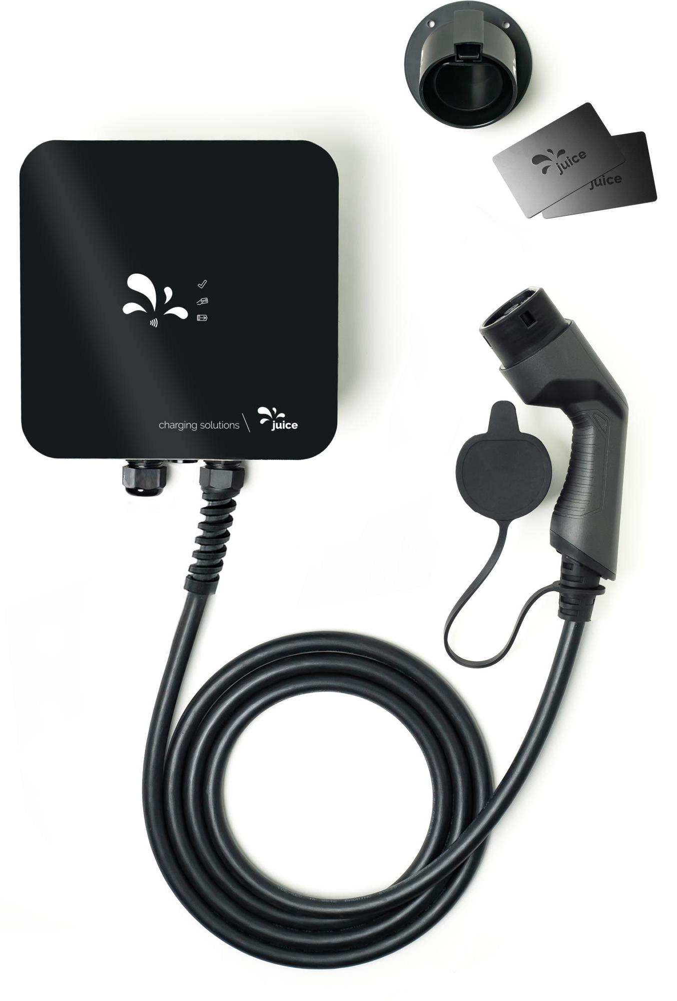 Juice Technology JUICE CHARGER me schwarz/silber 11 kW 5 m Kabel RFID