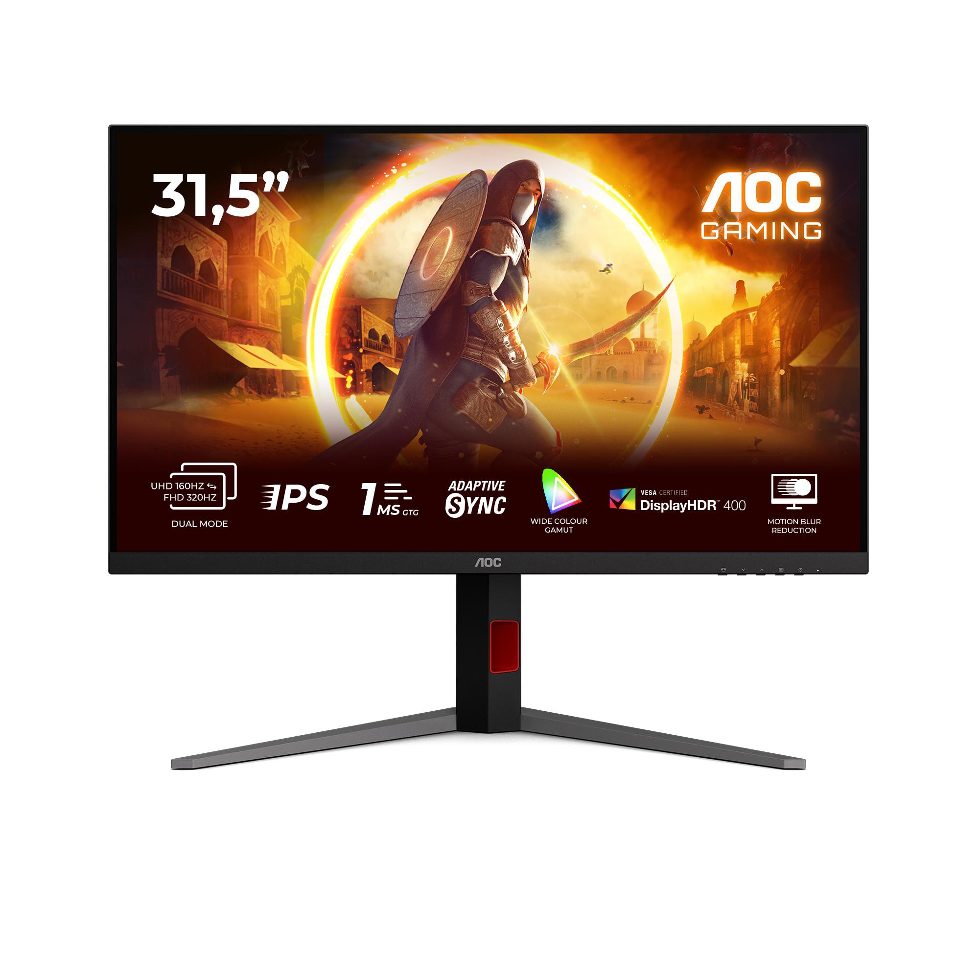 AOC U32G4U 31.5 Zoll 4K (UHD) Fast IPS Panel 16:9 160 Hz Dual Mode Gaming Monitor