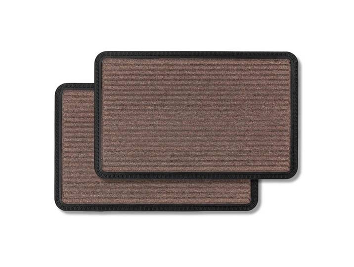 Astra Fussmatte AUßEN Border Star 2ER Set, Braun, 50x80 cm, Teppiche und Böden, Schmutzfangmatten, Fußmatten