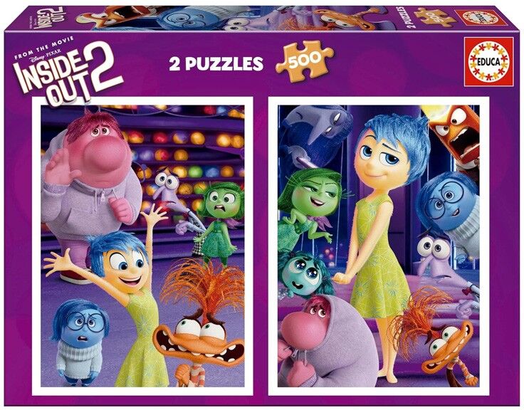 Puzzles 2 x 500 pcs Vice versa 2 - Educa