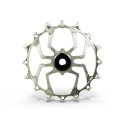 ALUGEAR Schaltwerkröllchen Set 13/13 Zähne silber