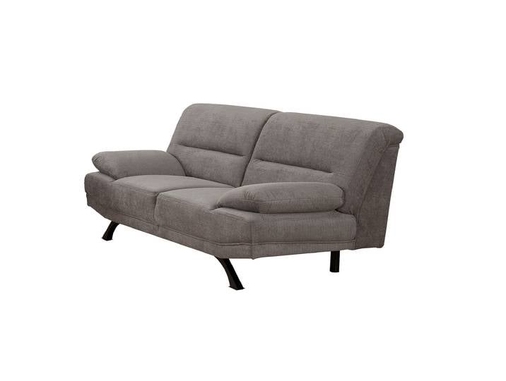 Einzelsofa 2-Sitzer grau 191 cm - BRUNO