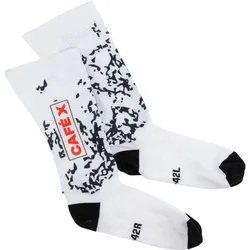 Café du Cycliste, Unisex, Sportsocken, Aero Pain (43 - 46), Weiss