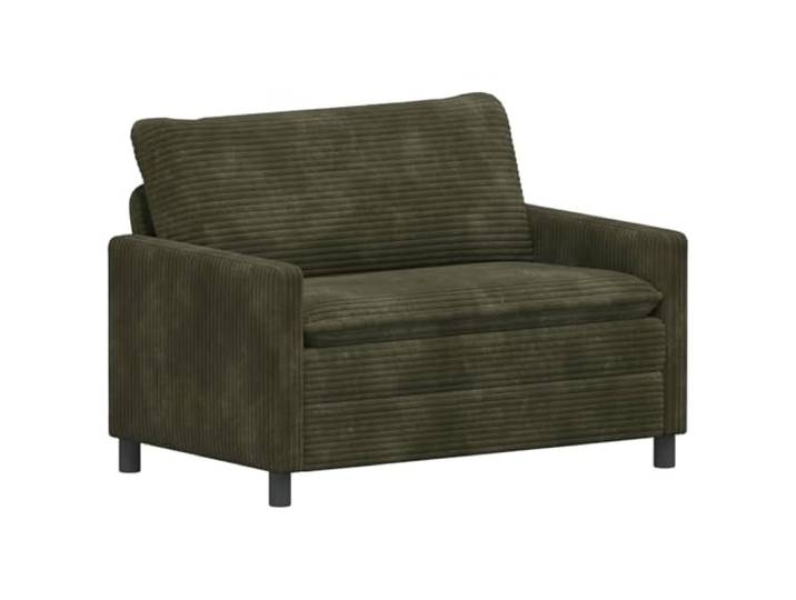 VIHHQGC Sofa Grün 126 x 81 x 87,5 cm Polyester Abnehmbare Bezüge, Holz-Basis, Metallrahmen, Schaumstoffkissen, Modernes Design