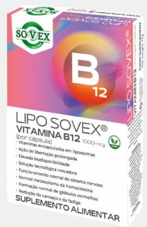 SOVEX® LIPO SOVEX VITAMINA B-12 LIPOSOMAL 1000mcg 30 CAPS