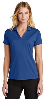 Port Authority LK398 Women's Performance Staff Polo Shirt in True Blue size XXL   Polyester