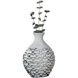 GILDE Halsvase Alaska H=35cm - silber