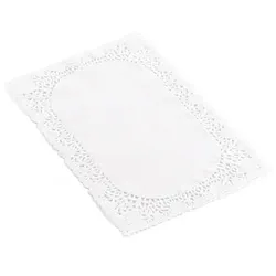 MONOUSO - Spitzenpapier Rechteckig weiß "Litos" 14x24cm (250 Stück)