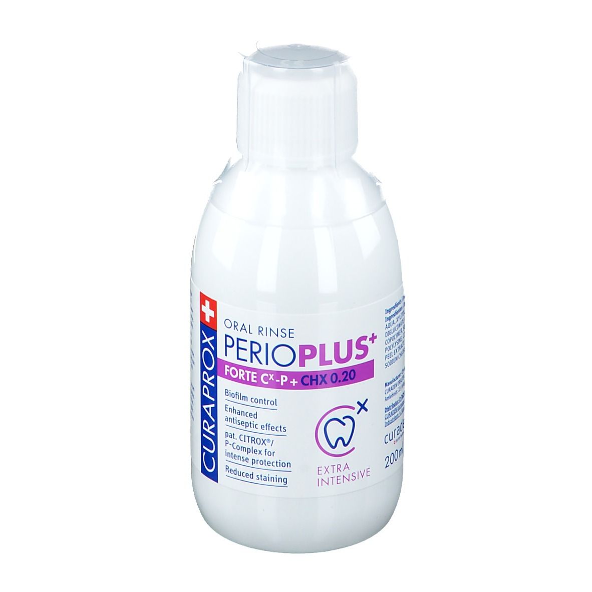Curaprox Perio Plus+ Forte Mondspoeling 200 ml Mundwasser