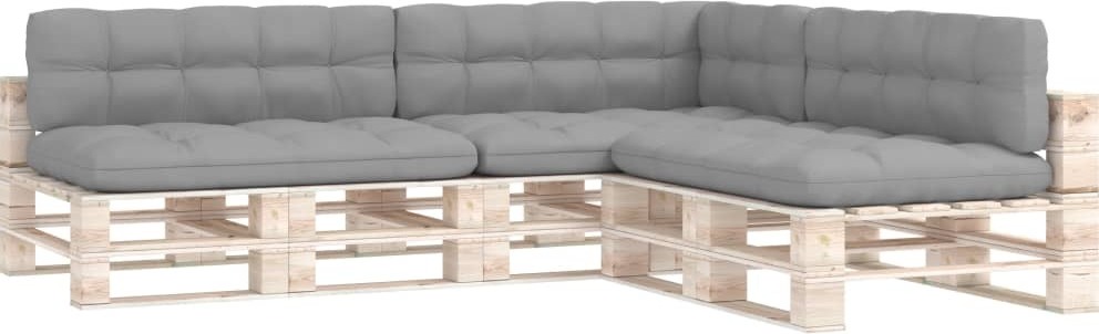 Palettensofa-Auflagen 7 Stk. Grau