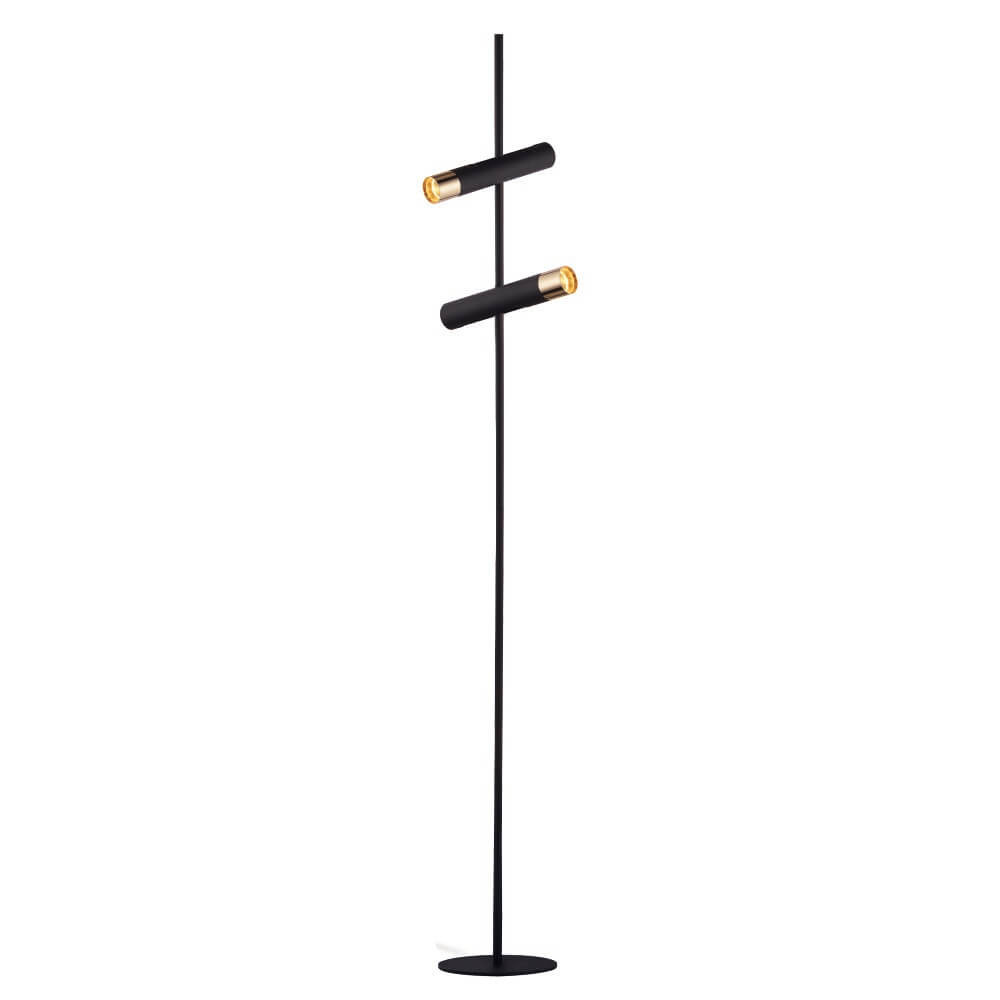 Searchlight Cylinder Design Vloerlamp - Zwart