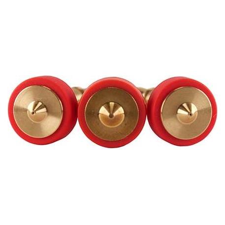 E3D Online E3D RapidChange Revo Brass 1.75mm 0.4mm Triple Nozzle Pack (Düse) (RC-NOZZLE-3PK)