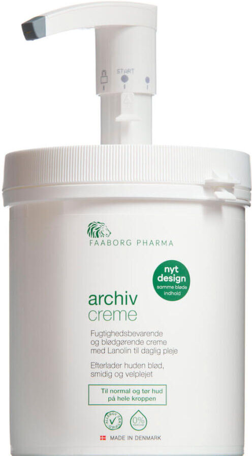 Faaborg Pharma Archiv Creme Med Pumpe 1000 ml