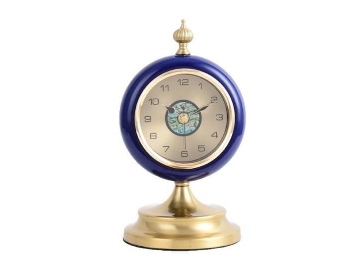 Horloge de bureau en quartz européenne, style rétro, horloge de luxe pour la maison, horloge de bureau, ornement