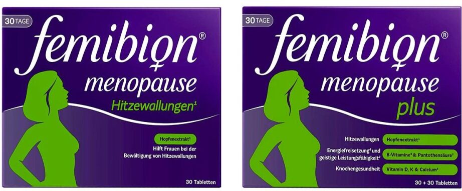 Femibion Menopause Hitzewallungen + Menopause Plus